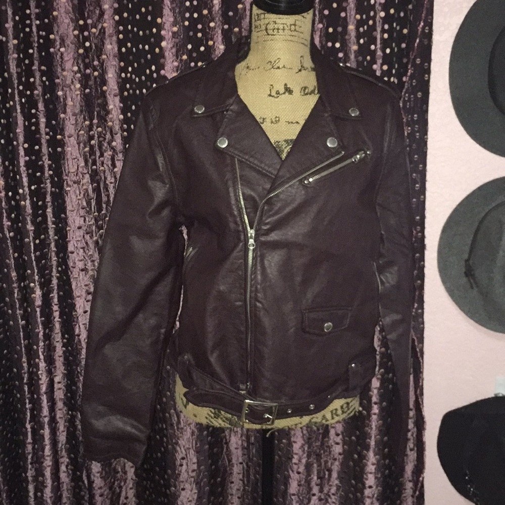 Buffalo by David Bitton Faux Leather Moto Jacket